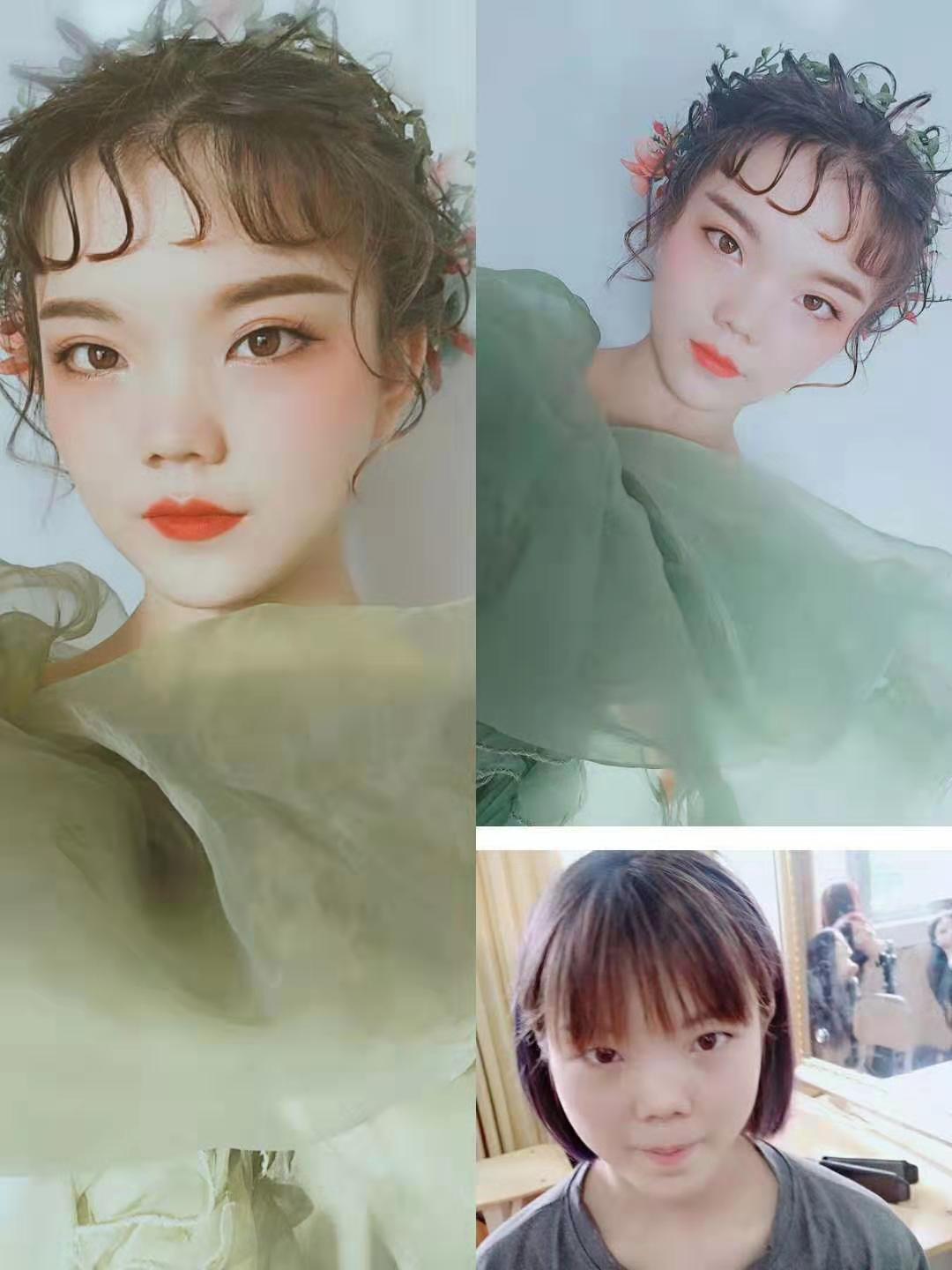保定学员化妆造型作品