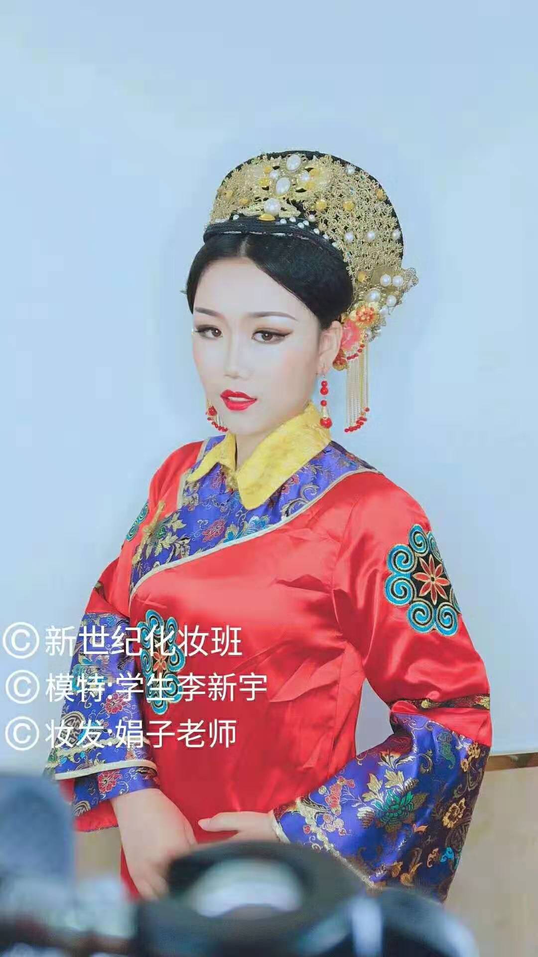 保定学员化妆造型作品